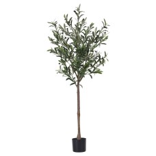 Artiss 155cm Artificial Olive Tree - Lifelike Indoor Decor, UV-Resistant, Flexible Branches, No Maintenance Needed