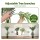 Artiss 100cm Artificial Palm Tree - Lifelike UV-Resistant Indoor Decor with Flexible Branches & Stable Cement Base