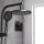 Cefito 9'' Rain Shower Head Set Handheld Round High Pressure Mixer Tap Black