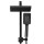 Cefito 8'' Rain Shower Head Set Matte Black, Solid Brass, High Pressure, Square Overhead & 3-Function Handheld