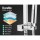 Cefito 8'' Rain Shower Head Set Square High Pressure Brass Chrome with Handheld, 3 Spray, 1.5m Hose, AU Standard