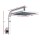 Cefito 8" Rain Shower Head with Wall Arm - High Pressure Chrome, Solid Brass, WaterMark Certified, WELS 3-Star Rated