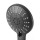 Handheld Shower Head 4.5" High Pressure, 5 Modes, Matte Black, ABS, Removable Water-Saving Filter, Durable, AU Standard