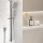 Cefito 3.1" High Pressure Handheld Shower Head Set Silver, ABS Brass, Adjustable Bar, 3 Spray Modes, Water Saving