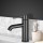 Cefito Matte Black Bathroom Basin Mixer Tap - Round Brass Faucet with 35mm Drip-Free Ceramic Cartridge, 192x150mm
