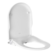 Cefito Non-Electric Bidet Toilet Seat Cover, Self-Cleaning Nozzles, Dual Nozzle, Soft Close, 49x36cm, White PP5 Plastic