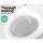 Cefito Non-Electric Bidet Toilet Seat Cover, Self-Cleaning Nozzles, Dual Spray, PP5 Plastic, 48x36cm, White