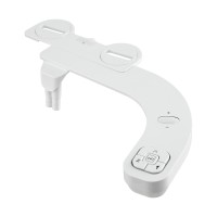 Cefito Ultra-Slim Bidet Attachment 0.23in Dual Nozzle Self-Cleaning Adjustable Pressure Non-Electric
