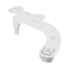 Cefito Ultra-Slim Bidet Attachment 0.23in Dual Nozzle Self-Cleaning Adjustable Pressure Non-Electric