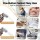 Cefito Handheld Bidet Sprayer Kit 1.5m Stainless Steel Hose Electroplated ABS Head G1/2 Valve Silver