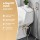 Cefito Handheld Bidet Sprayer Kit 1.5m Stainless Steel Hose Electroplated ABS Head G1/2 Valve Silver