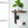 Artiss Rustic DIY Pipe Shelf Toilet Paper Holder - Adjustable Height, Pine Wood & Metal, 23x14cm, Indoor/Outdoor Use