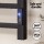 Devanti Heated Towel Rail 8-Bar Carbon Steel Electric Warmer Rack with Timer, Waterproof, Black, 40-55°C, 105W