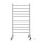 Devanti 10-Bar Freestanding Heated Towel Rail 100W Fast 3-5 Minute Heating Stainless Steel Plug In Electric Towel Warmer