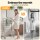 Devanti 10-Bar Freestanding Heated Towel Rail 100W Fast 3-5 Minute Heating Stainless Steel Plug In Electric Towel Warmer