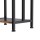 Devanti 3 Tier Freestanding Towel Rack Rail, Steel Frame with MDF Shelf, 40x28x80cm Bathroom Organiser, Black