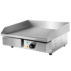 Devanti 55cm Commercial Electric Griddle BBQ Grill Plate, 3000W, Stainless Steel, Easy Clean, 50-300°C, SAA Approved