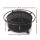 Grillz 2-in-1 Fire Pit BBQ Grill, Steel, 76cm, Black - All-Season Outdoor Cooking & Heating Solution with Accessories