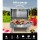 Grillz Portable Gas BBQ Grill, Stainless Steel, 12,000 BTU, Foldable, Integrated Thermometer, Easy Clean, AGA Certified