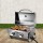 Grillz Portable Gas BBQ Grill, Stainless Steel, 2 Burners, 10,000 BTU Each, Foldable Design, Easy Clean, Outdoor Cooking