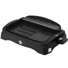 Grillz 1950W Electric BBQ Grill – Non-stick, Smokeless, Indoor/Outdoor, Large 52x36cm Plate, 5 Heat Settings, Easy Clean