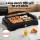 Grillz 1950W Electric BBQ Grill – Non-stick, Smokeless, Indoor/Outdoor, Large 52x36cm Plate, 5 Heat Settings, Easy Clean