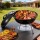 Grillz Compact Portable Charcoal BBQ with Lid 34cm Stainless Steel Grill Lightweight for Camping Tailgating
