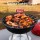 Grillz Portable Charcoal BBQ Grill with Lid, 34cm Stainless Steel Grate, Lightweight for Camping & Outdoor Cooking