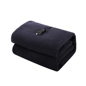 Giselle Bedding Electric Heated Car Blanket - Ultra-Soft Fleece, 150x110cm, 12V DC, 2m Cord, Ideal for Travel & Camping