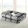 Giselle Bedding Electric Throw Rug - Washable Flannel Snuggle Blanket, Heated 160x130cm, 10 Heat Levels, Grey/White