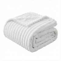 Giselle Bedding 127x152cm Soft Flannel Fleece Throw Blanket - Ultra-Plush, Lightweight, Cosy, Perfect for Sofa or Bed