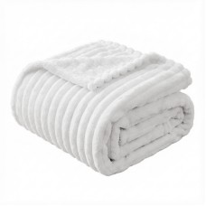 Giselle Bedding 127x152cm Soft Flannel Fleece Throw Blanket - Ultra-Plush, Lightweight, Cosy, Perfect for Sofa or Bed