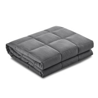 Giselle Weighted Blanket 5KG - Ultra-Soft Microfibre, Deep Touch Pressure, 152cm x 203cm, Dark Grey for Better Sleep