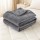 Giselle Bedding 4.5KG Weighted Blanket Dual Sided Fleece Sherpa High Density Glass Beads 104x152cm Grey