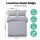 Giselle Bedding 3-Piece King Quilt Cover Set in Classic Grey - Premium Microfibre, Pinch Pleated, Machine Washable