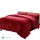 Giselle Bedding Faux Mink Quilt Burgundy King - Soft, Thermo-Regulating, Double-Sided with Matching Pillowcases