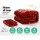 Giselle Bedding Faux Mink Quilt Burgundy King - Soft, Thermo-Regulating, Double-Sided with Matching Pillowcases