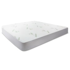 Giselle Bedding Bamboo Mattress Protector Double - Water-Resistant, Anti-Bacterial, Fits 40cm Deep Mattresses Giselle Bedding Bamboo Mattress Protector Double - Water-Resistant, Anti-Bacterial, Fits 40cm Deep Mattresses