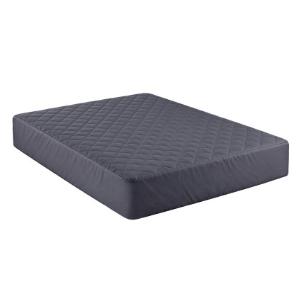 Giselle Bedding Queen Mattress Protector - Water-Resistant, Microfibre, 360° Fit, Deep 40cm Pocket, Grey, Noise-Free