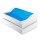 Giselle Bedding Contour Pillow Cool Gel Twin Pack - 2 High Density Memory Foam Pillows for Neck Support & Comfort