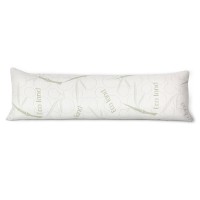 Giselle Bedding Full Length Body Support Pillow with Bamboo Cover - 120cm Gel Memory Foam for Ultimate Comfort