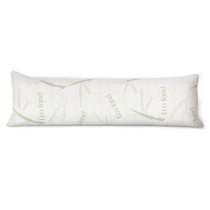 Giselle Bedding Full Length Body Support Pillow with Bamboo Cover - 120cm Gel Memory Foam for Ultimate Comfort