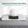 Giselle Bedding Ergonomic Contour Pillow - 48x73cm, Adjustable Neck Support, High-Density Filling, Blue & White Cover