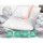 Giselle Bedding Duck Feather Down Pillow Twin Pack 1kg Fill 100% Cotton Shell Hypoallergenic 75x50cm Luxury Pillows