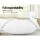 Giselle Bedding Goose Feather Down Pillows Twin Pack 1kg Filling, 100% Cotton Cover, Hypoallergenic, 75x50cm, White