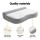 Giselle Bedding Memory Foam Contour Pillow - Ergonomic Neck Support, Removable Washable Cover, 58x39cm, Plush Comfort