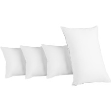 Giselle Bedding 4-Pack Hotel Family Pillows Set, 2 Firm & 2 Medium, 100% Cotton Cover, Polyester Fill, 48x73cm