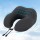 Giselle Bedding Travel Neck Pillow U Shape Slow Rebound Memory Foam Ergonomic Support Black Adjustable Strap