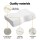 Giselle Bedding Memory Foam Contour Pillow - Ergonomic, Breathable, Washable, Supports Neck & Shoulder, 50cm x 34cm