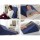 Giselle Bedding Wedge Pillow - BlueBed 3-in-1 Support with Cool Gel Memory Foam, Waterproof Cover, 62x64x30cm